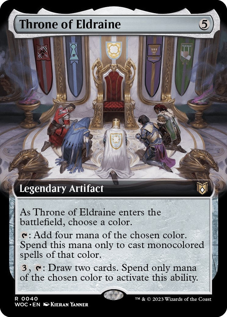 Throne of Eldraine (Extended Art) (40) (WOC)