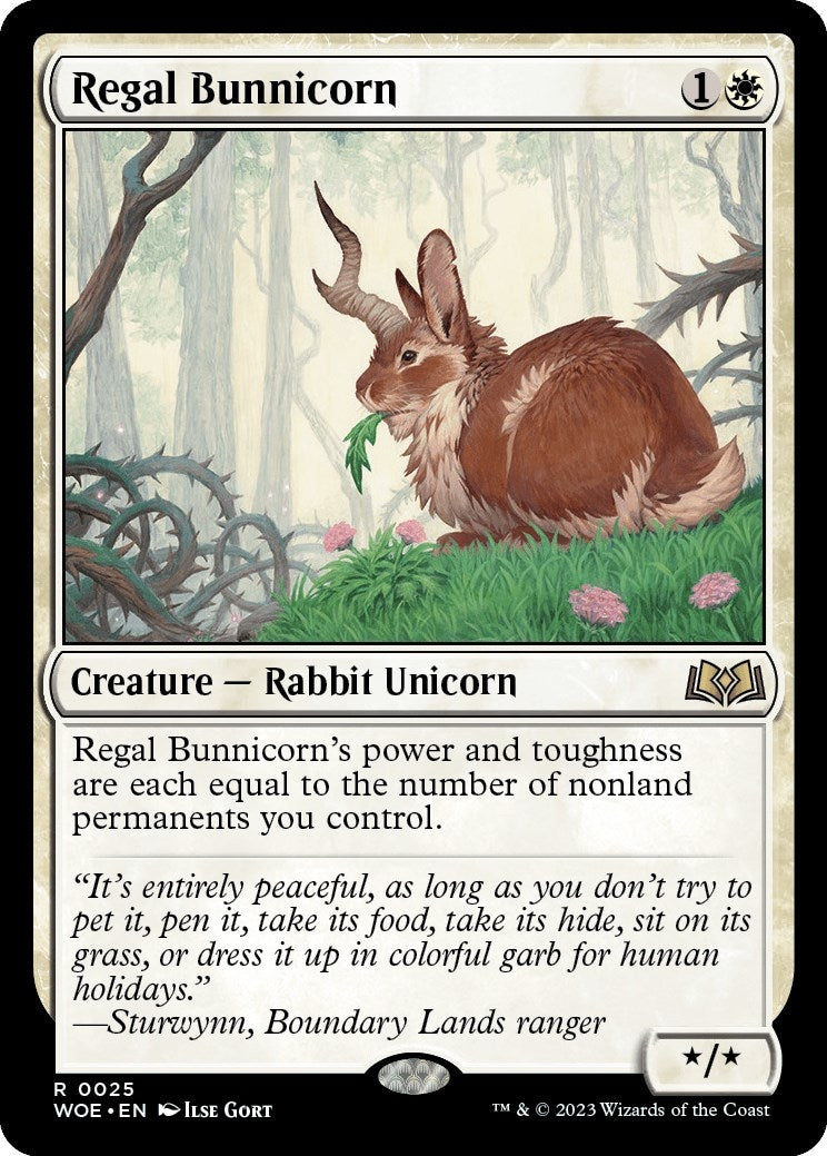 Regal Bunnicorn (25) (WOE)