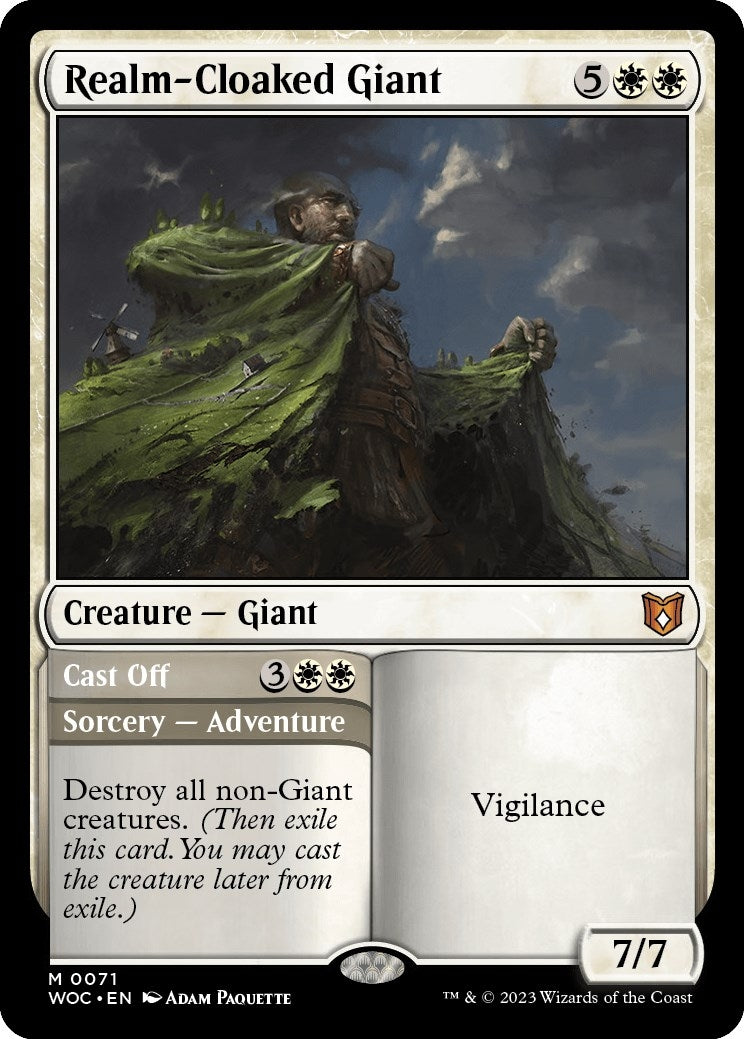 Realm-Cloaked Giant (71) (WOC)