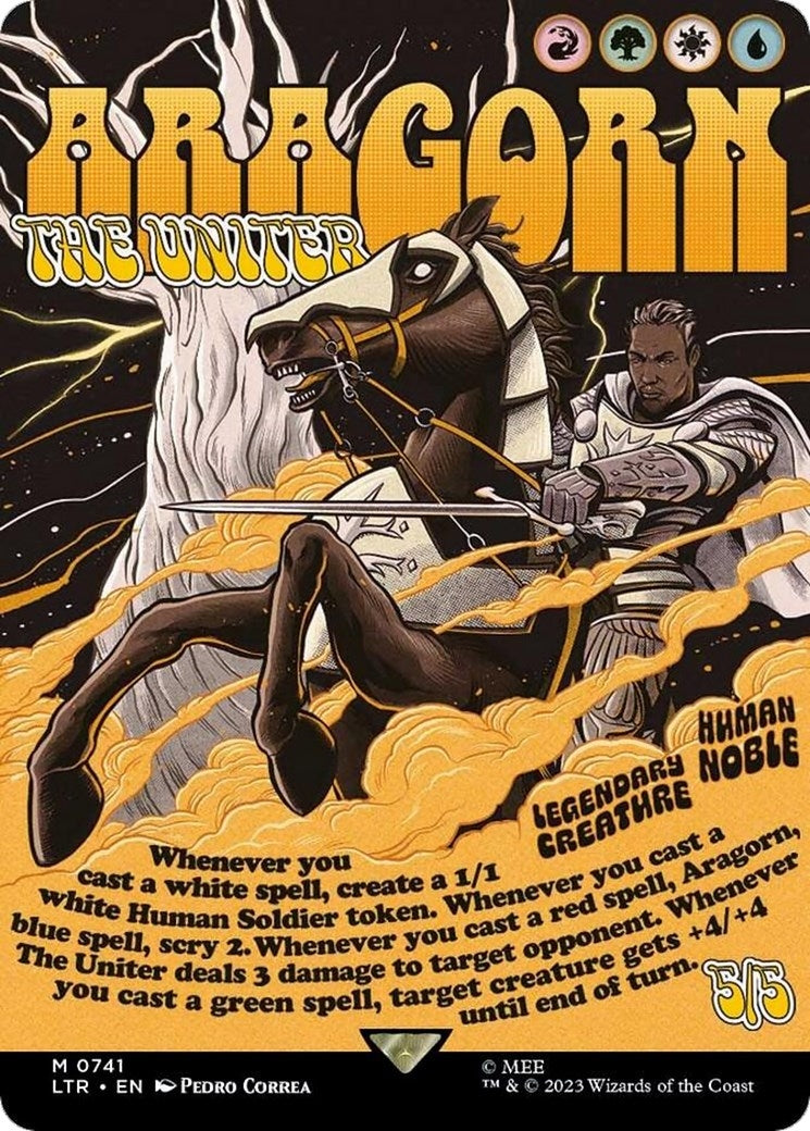 Aragorn, the Uniter (Borderless Poster) (741) (LTR)