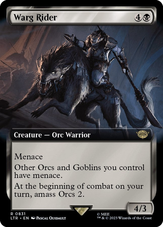 Warg Rider (Extended Art) (831) (LTR)