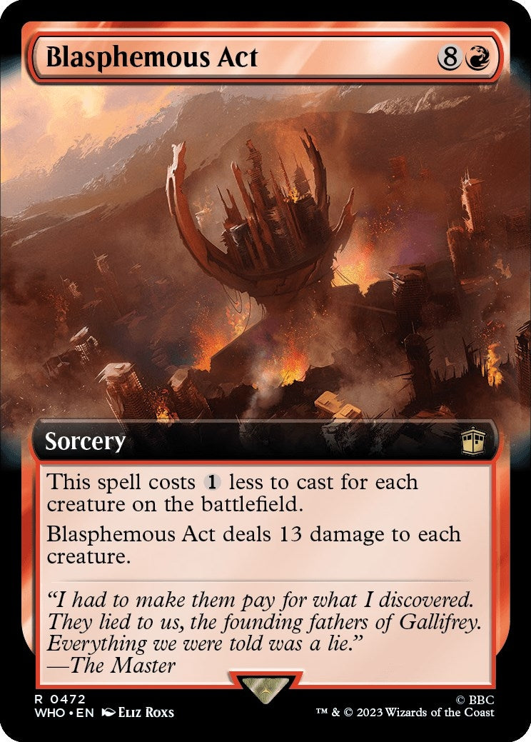 Blasphemous Act (Extended Art) (472) (WHO)