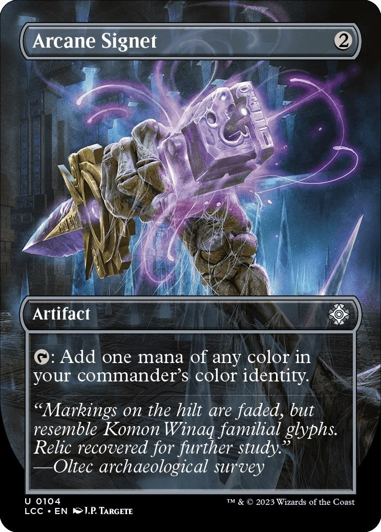 Arcane Signet (Borderless) (104) (LCC)