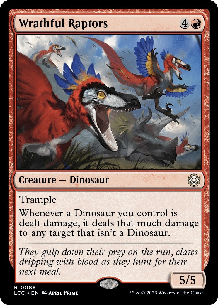 Wrathful Raptors (88) (LCC)