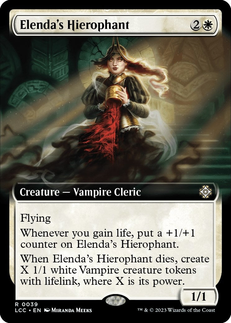 Elenda's Hierophant (Extended Art) (39) (LCC)