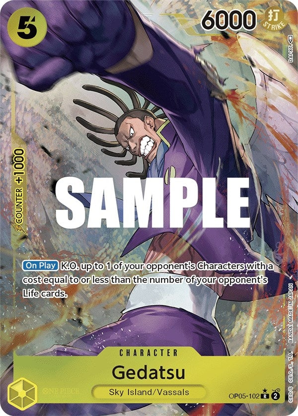 Gedatsu (Alternate Art) (OP05-102) (OP05)
