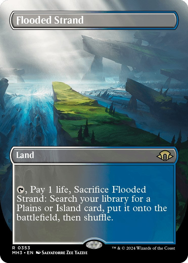 Flooded Strand (Borderless) (353) (MH3)