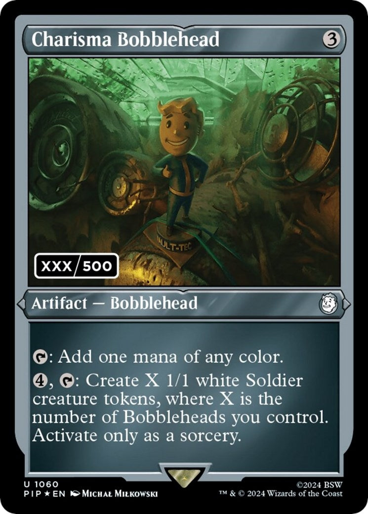 Charisma Bobblehead (Serial Numbered) (1060) (PIP)