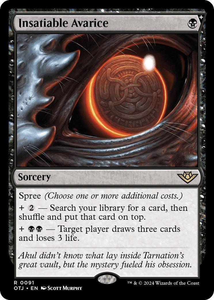 Insatiable Avarice (91) (OTJ)