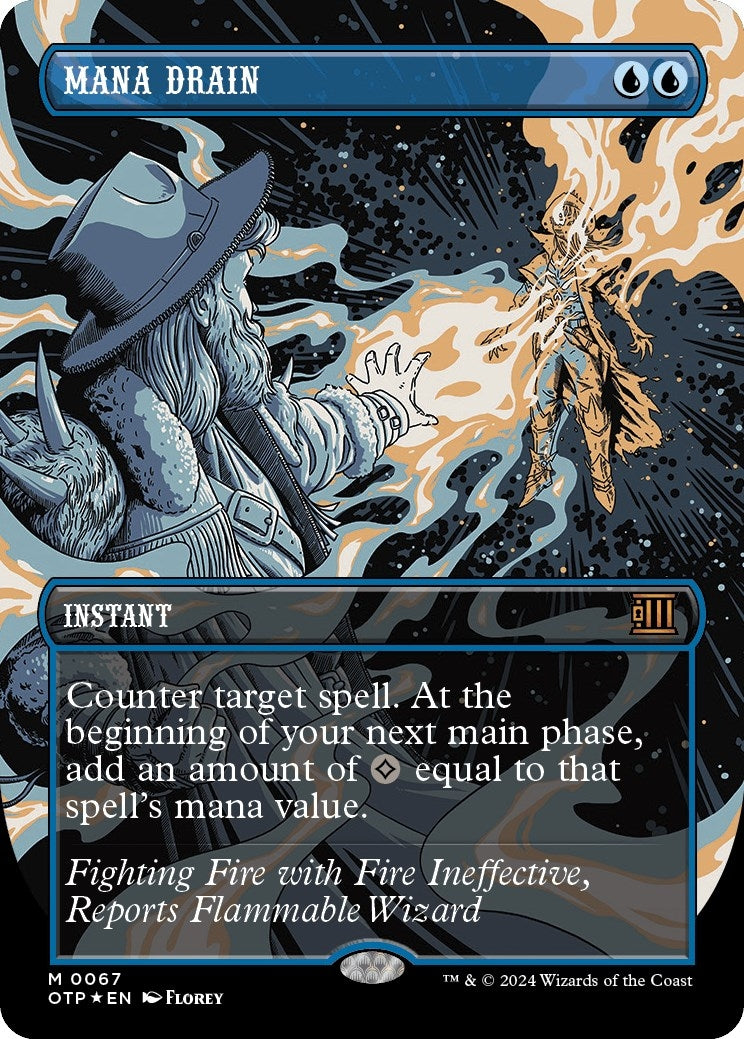 Mana Drain (Textured Foil) (67) (OTP)