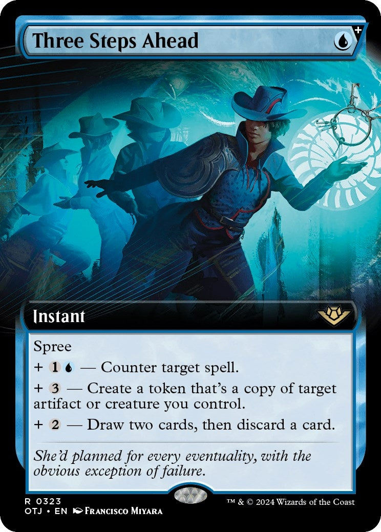 Three Steps Ahead (Extended Art) (323) (OTJ)