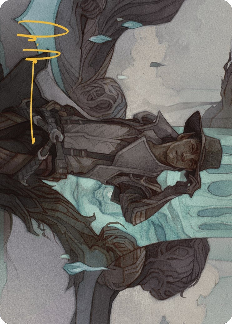 Image for Kellan Joins Up Art Card (Gold-Stamped Signature) (23) - Magic: The Gathering