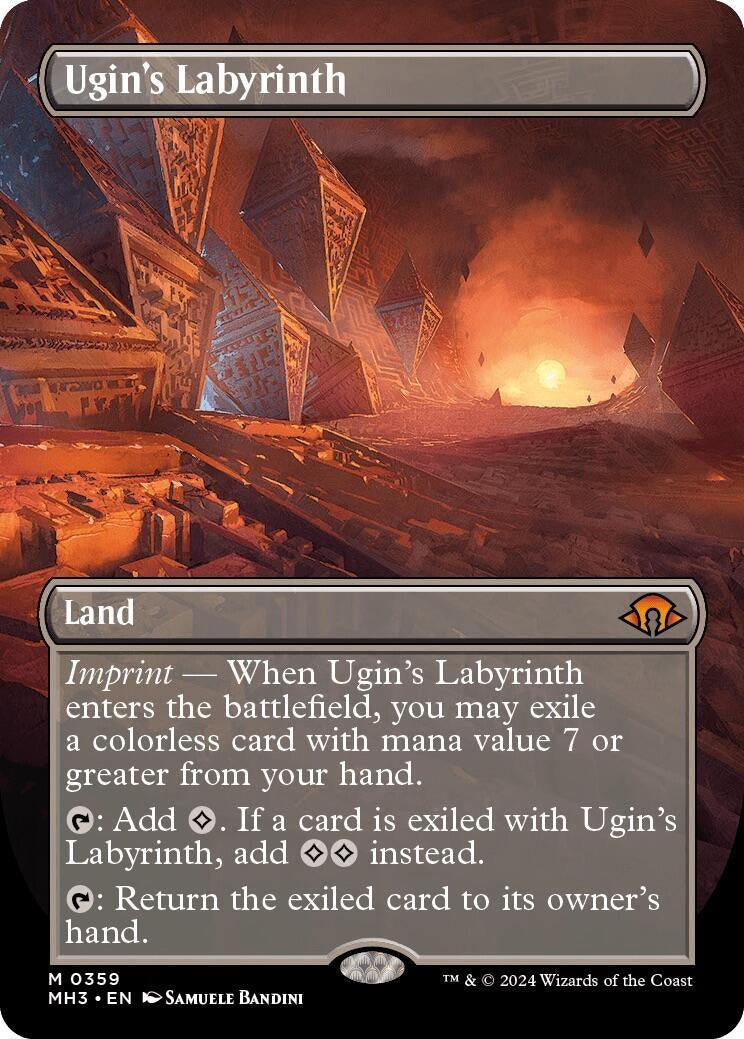 Ugin's Labyrinth (Borderless) (359) (MH3)