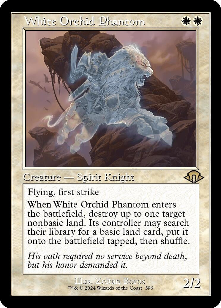 White Orchid Phantom (Retro Frame) (396) (MH3)