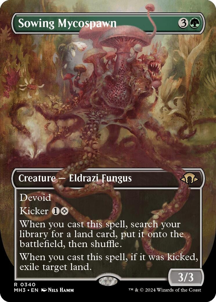 Sowing Mycospawn (Borderless) (340) (MH3)