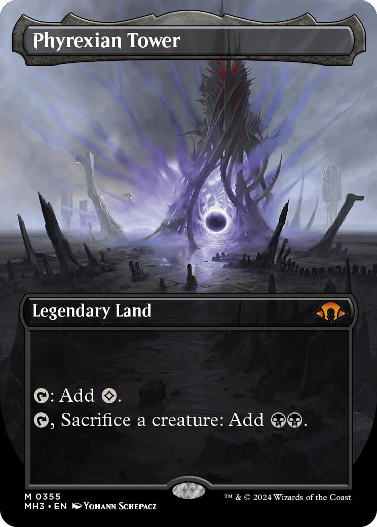 Phyrexian Tower (Borderless) (355) (MH3)