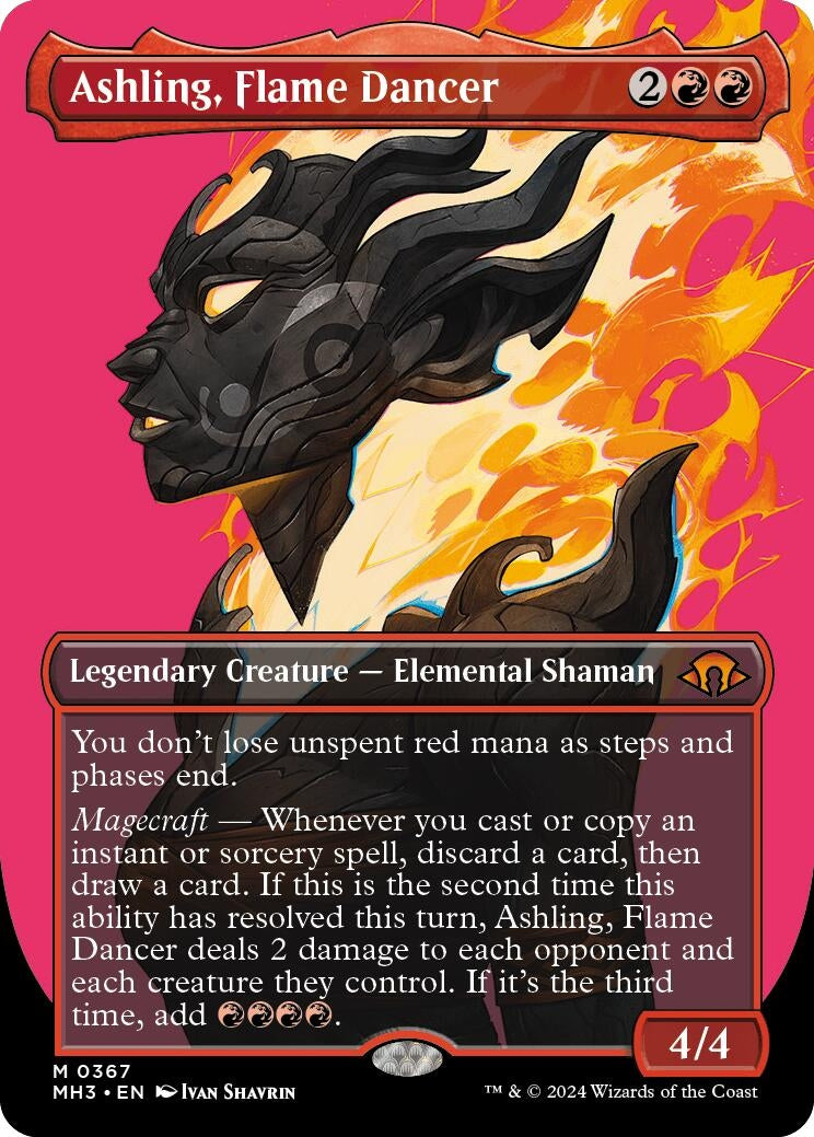 Ashling, Flame Dancer (Borderless) (367) (MH3)