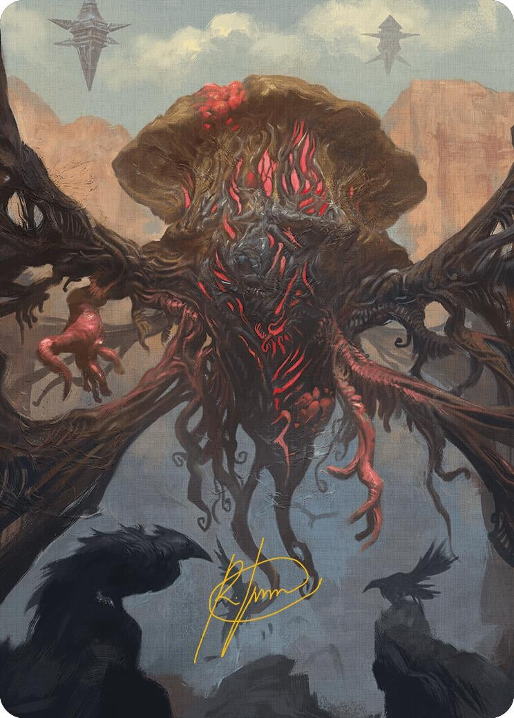 Image for Inversion Behemoth Art Card (Gold-Stamped Signature) (27) - Magic: The Gathering