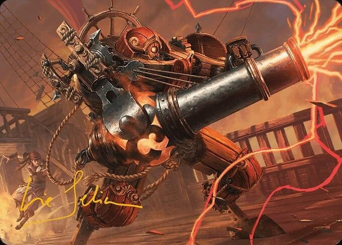 Image for Blaster Hulk Art Card (Gold-Stamped Signature) (31) - Magic: The Gathering