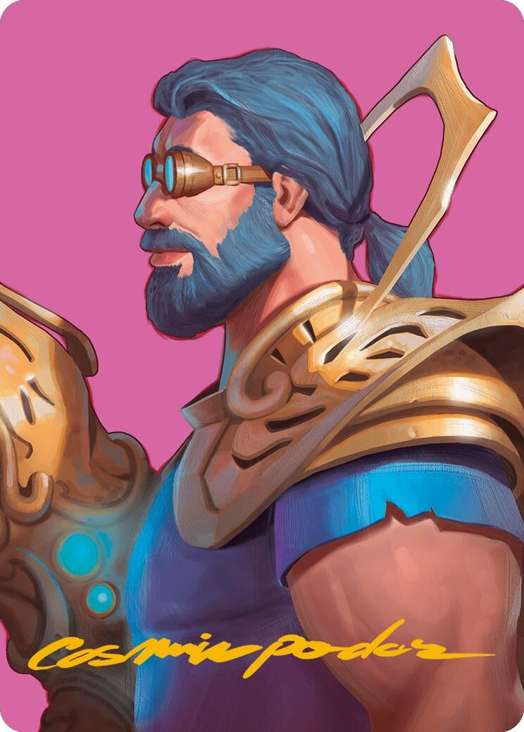 Image for Satya, Aetherflux Genius Art Card (Gold-Stamped Signature) (26) - Magic: The Gathering
