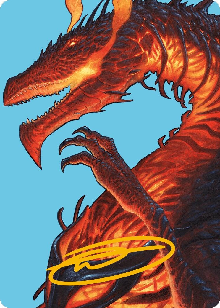 Image for Herigast, Erupting Nullkite Art Card (Gold-Stamped Signature) (44) - Magic: The Gathering
