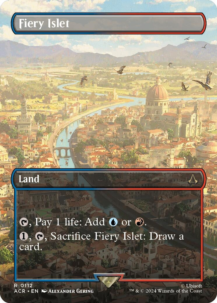 Fiery Islet (Borderless) (112) (ACR)