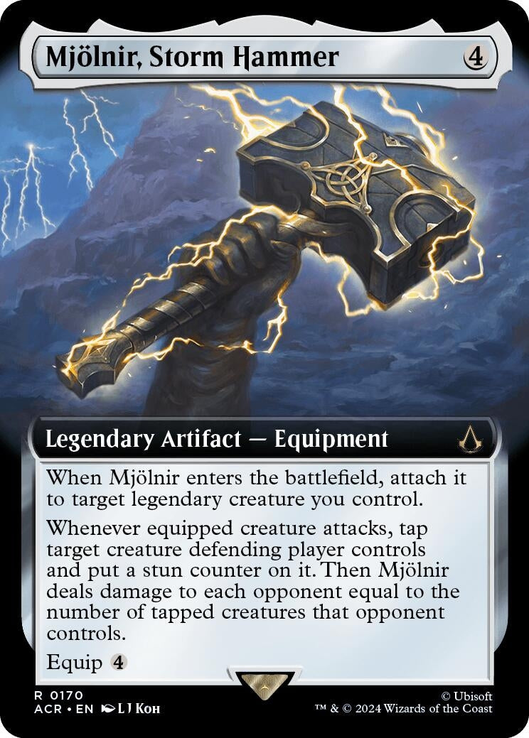 Mjolnir, Storm Hammer (Extended Art) (170) (ACR)