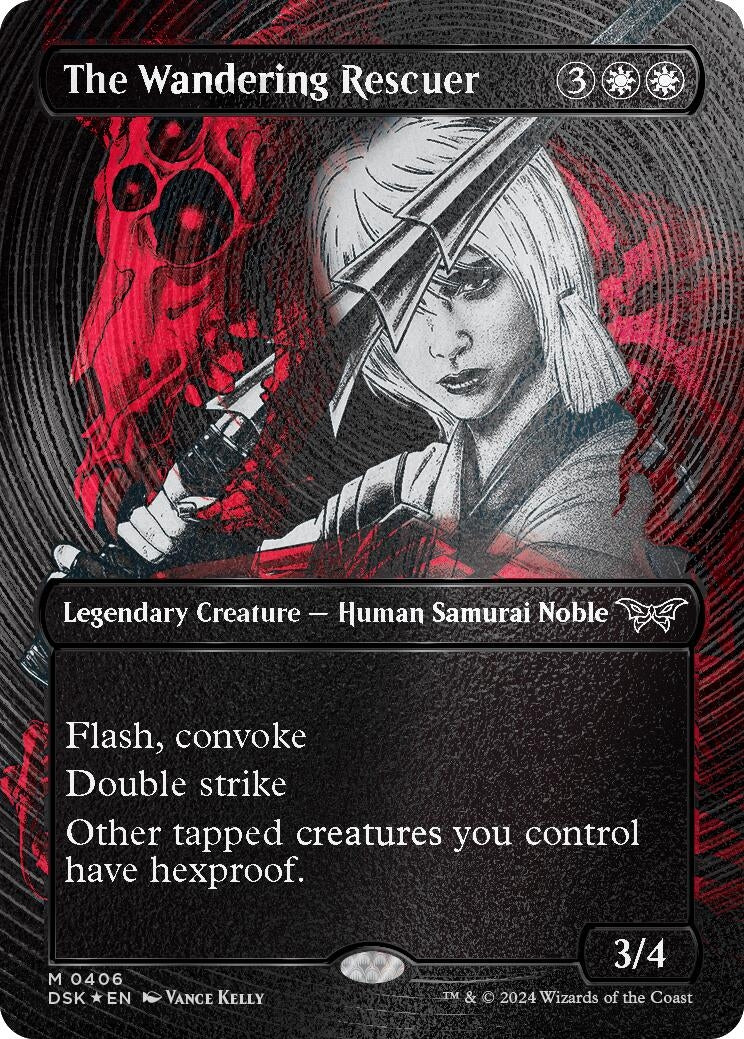 The Wandering Rescuer (Showcase) (Textured Foil) (406) (DSK)