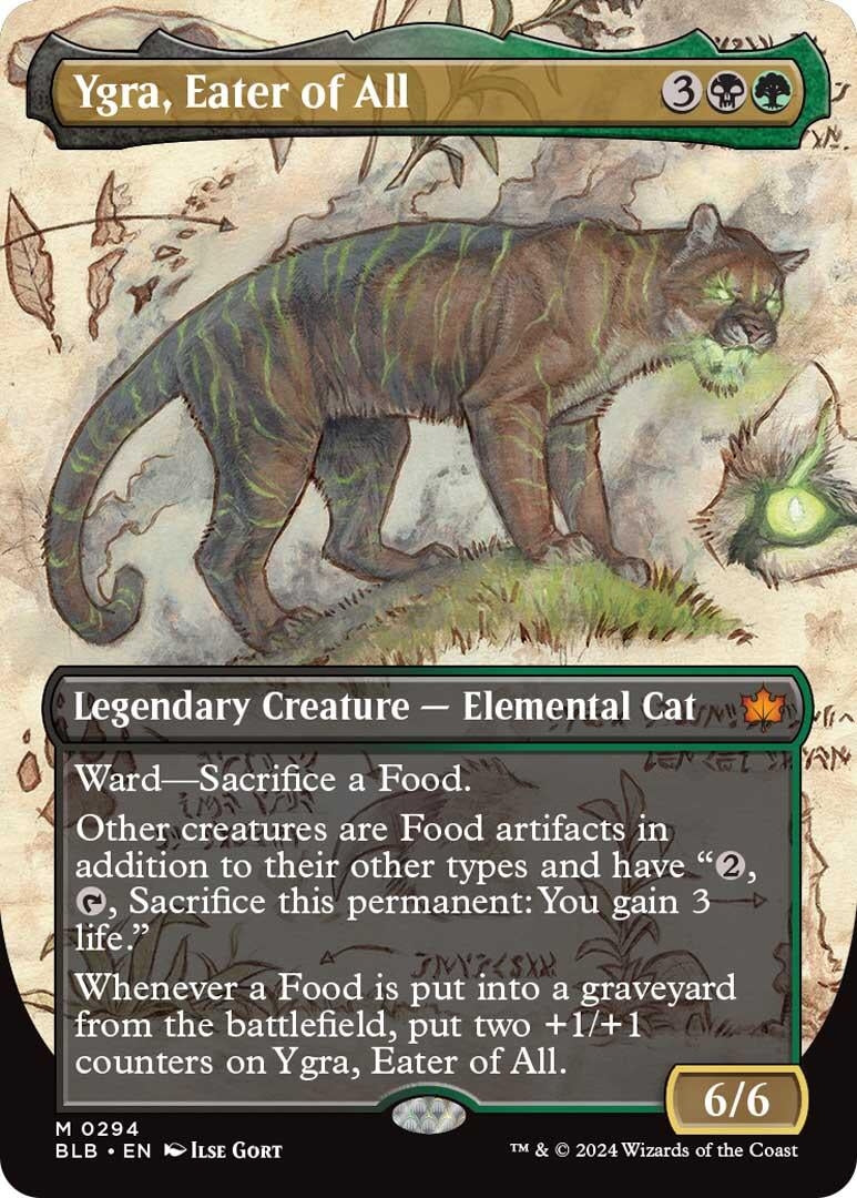 Ygra, Eater of All (Borderless) (294) (BLB)