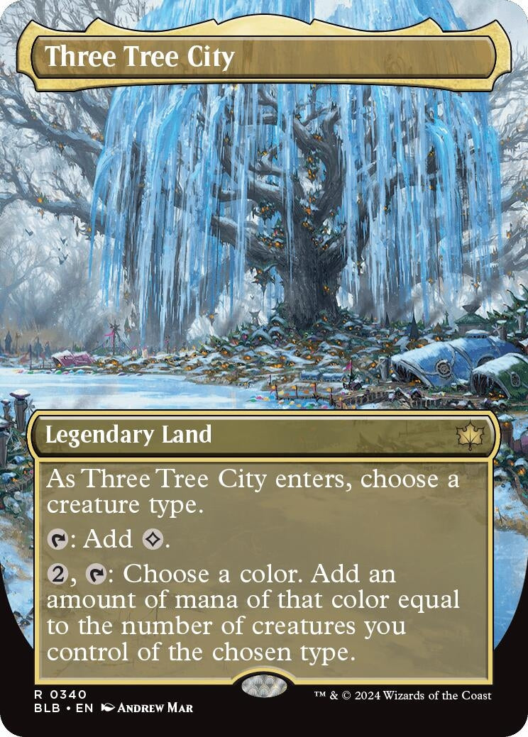 Three Tree City (Borderless) (0340) (340) (BLB)