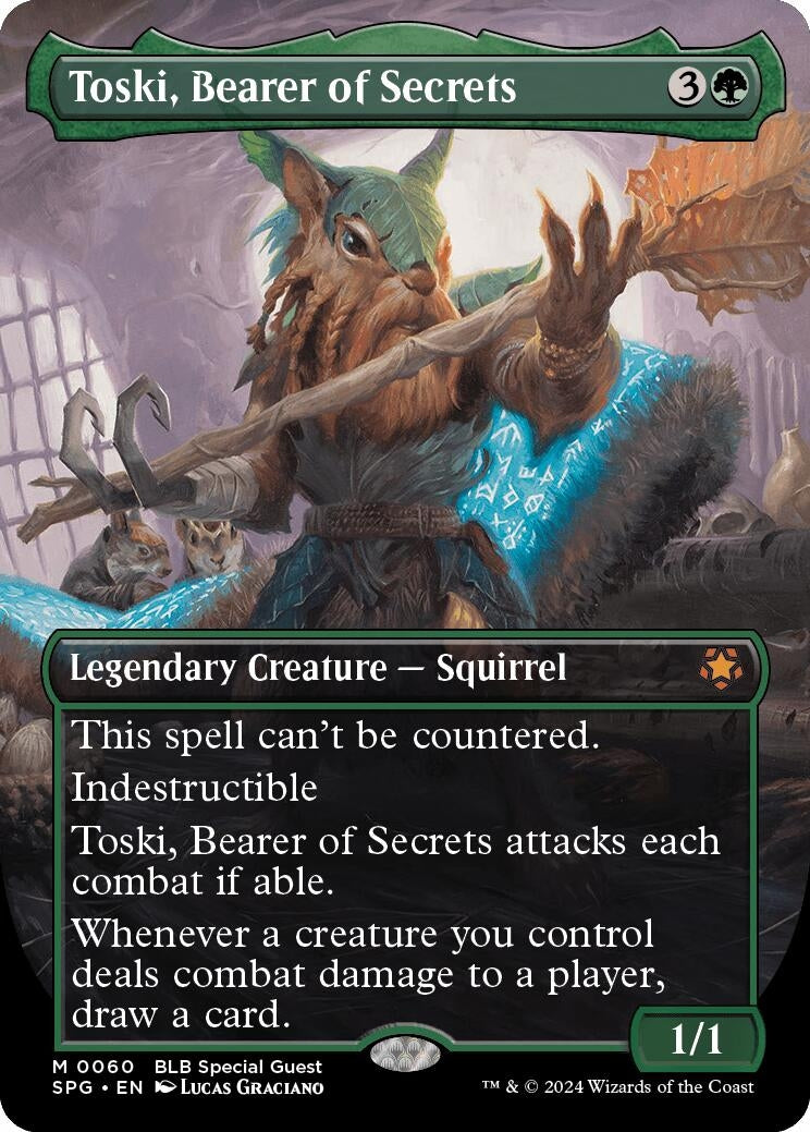 Toski, Bearer of Secrets (Borderless) (60) (SPG)