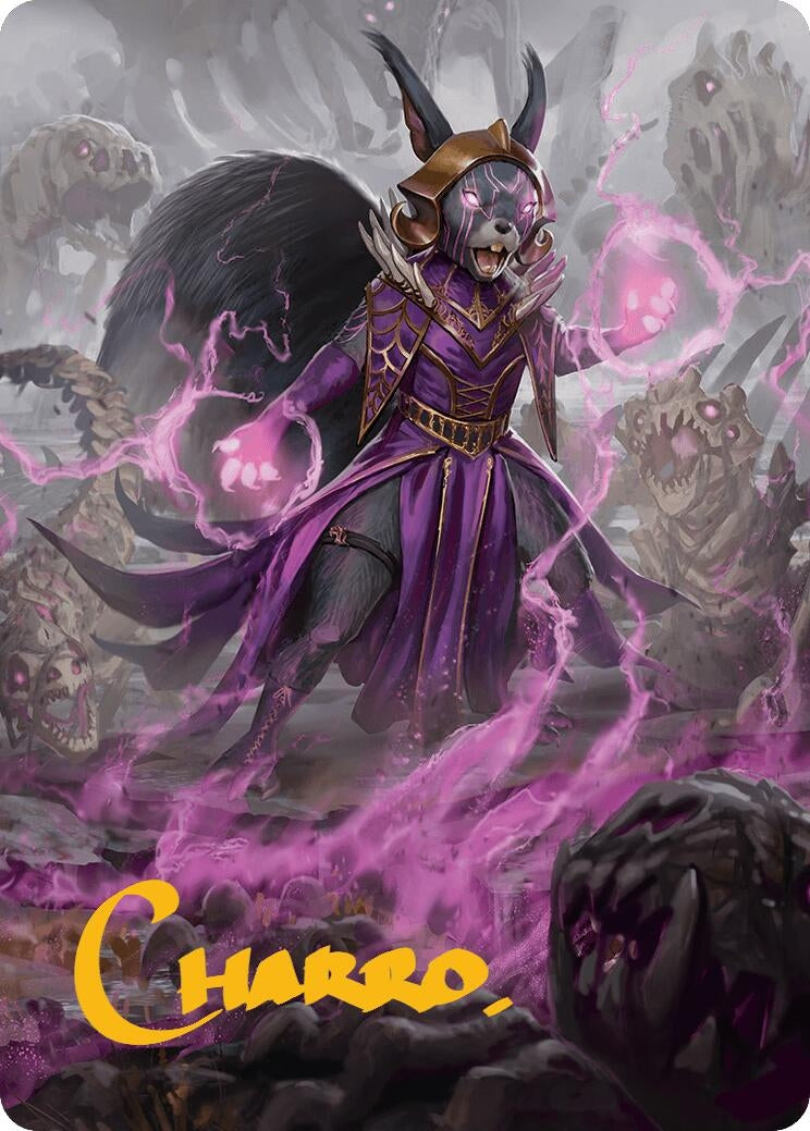 Image for Liliana of the Dark Realms Art Card (Gold-Stamped Signature) (51) - Magic: The Gathering
