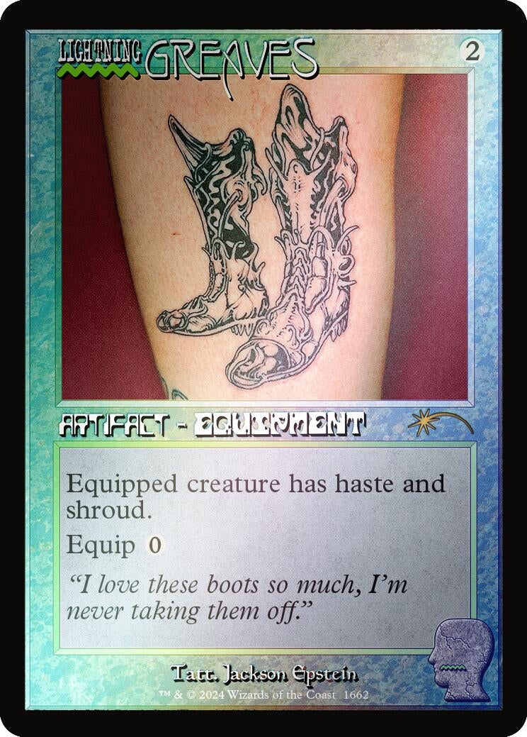 Lightning Greaves (1662) (Rainbow Foil) (1662) (SLD)