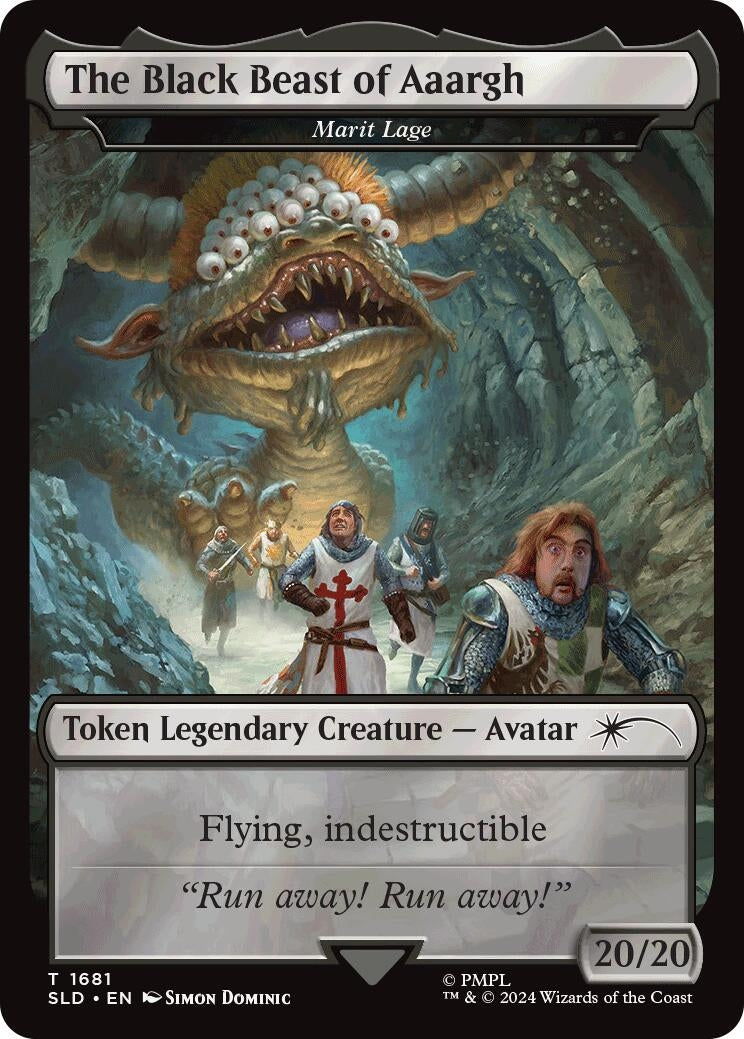 The Black Beast of Aaargh - Marit Lage Token (1681) (SLD)