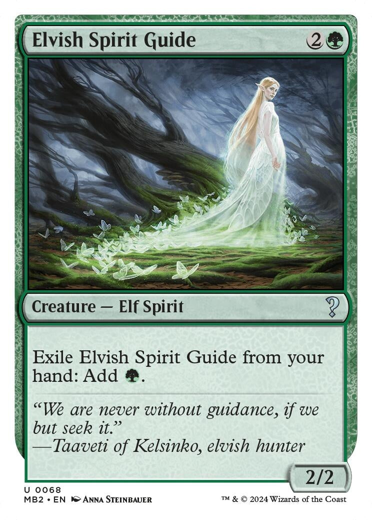 Elvish Spirit Guide (White Border) (68) (MB2)