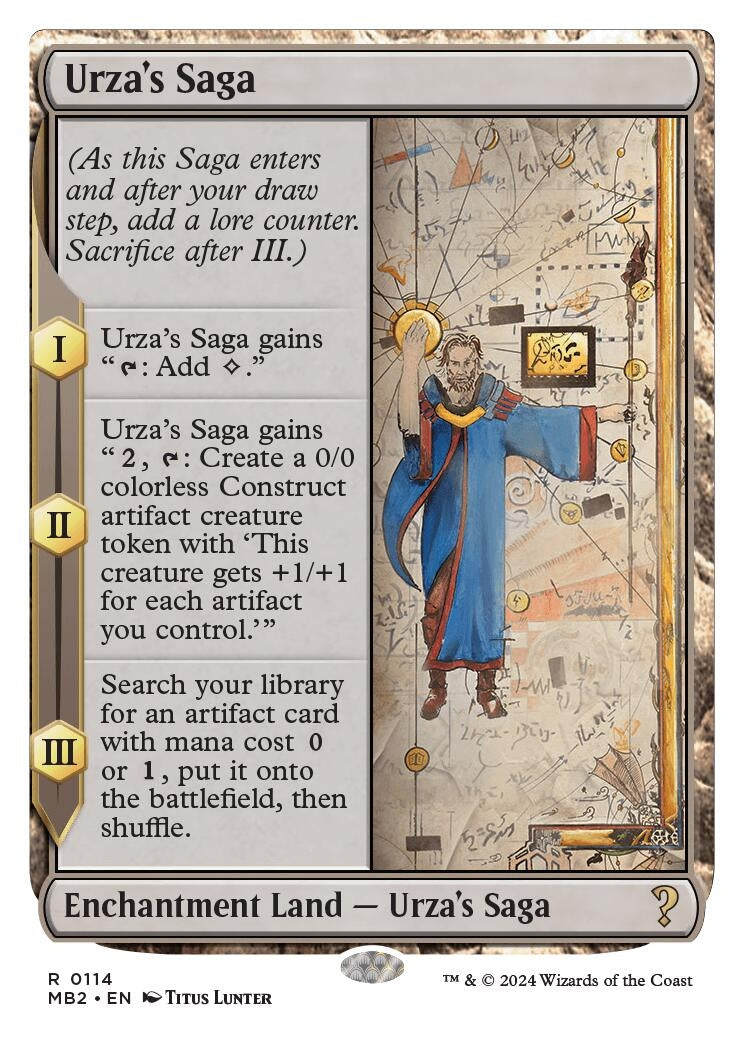 Urza's Saga (White Border) (114) (MB2)