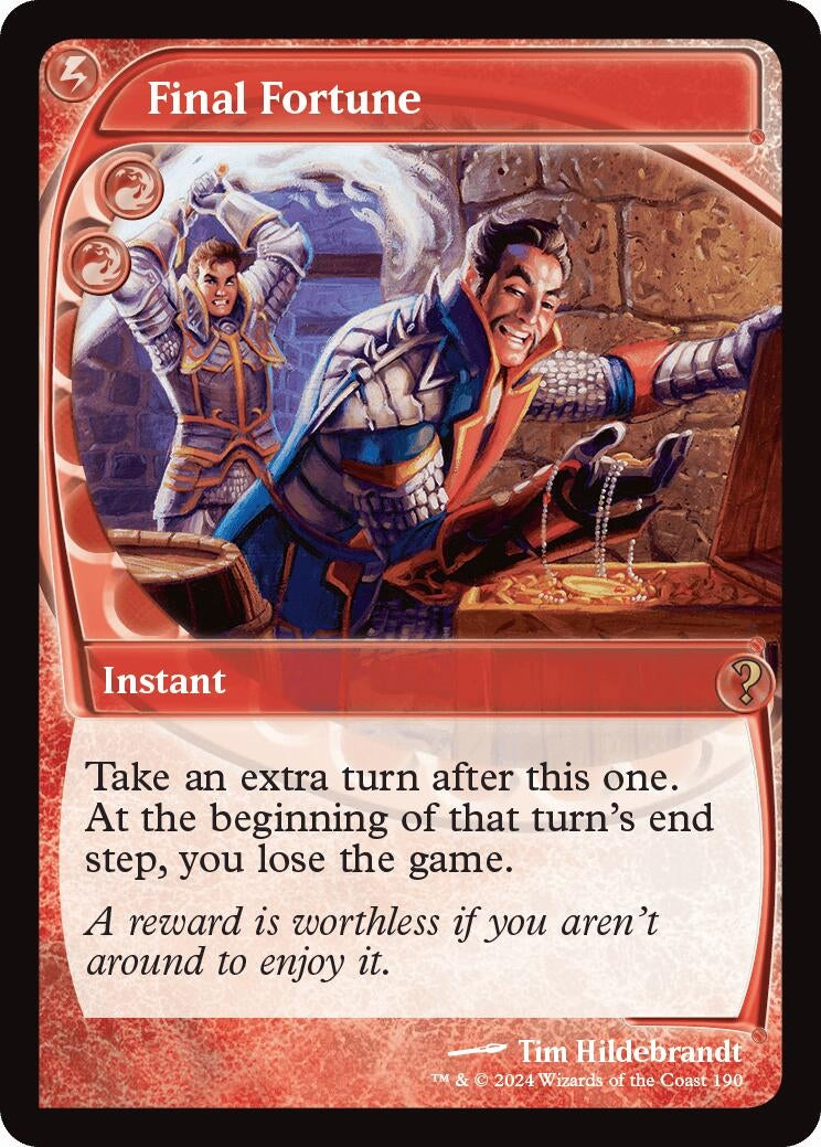 Final Fortune (Future Sight) (190) (MB2)