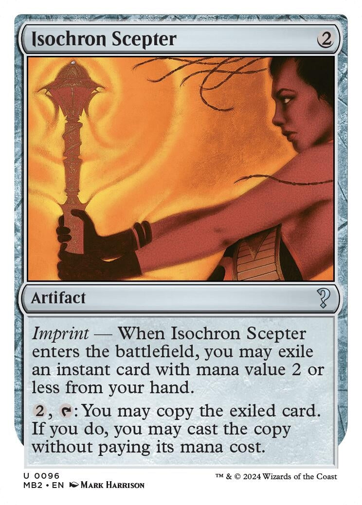 Isochron Scepter (White Border) (96) (MB2)