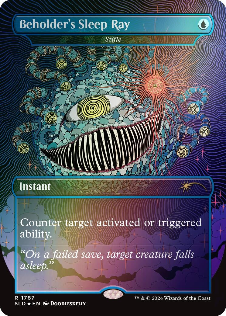 Beholder's Sleep Ray - Stifle (Rainbow Foil) (1787) (SLD)