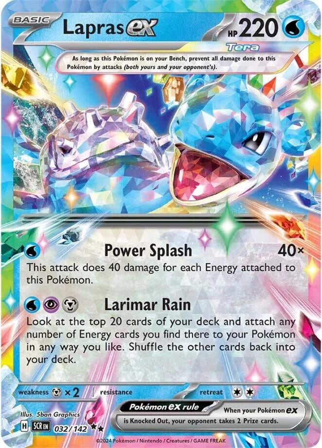 Lapras ex (032/142) (SCR)