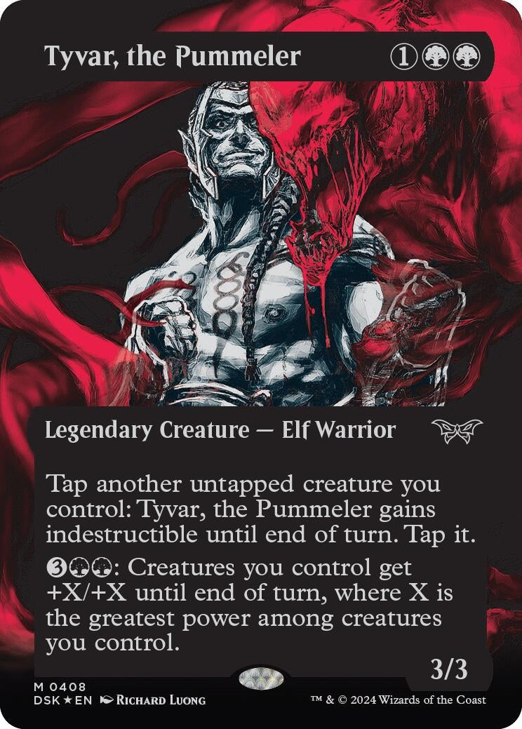 Tyvar, the Pummeler (Showcase) (Textured Foil) (408) (DSK)