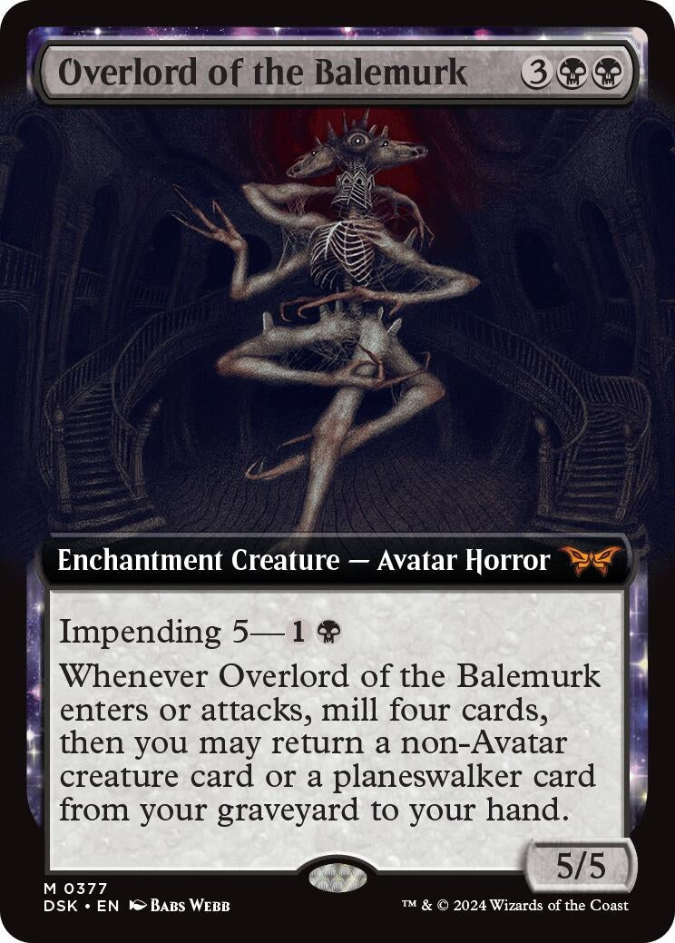 Overlord of the Balemurk (Extended Art) (377) (DSK)