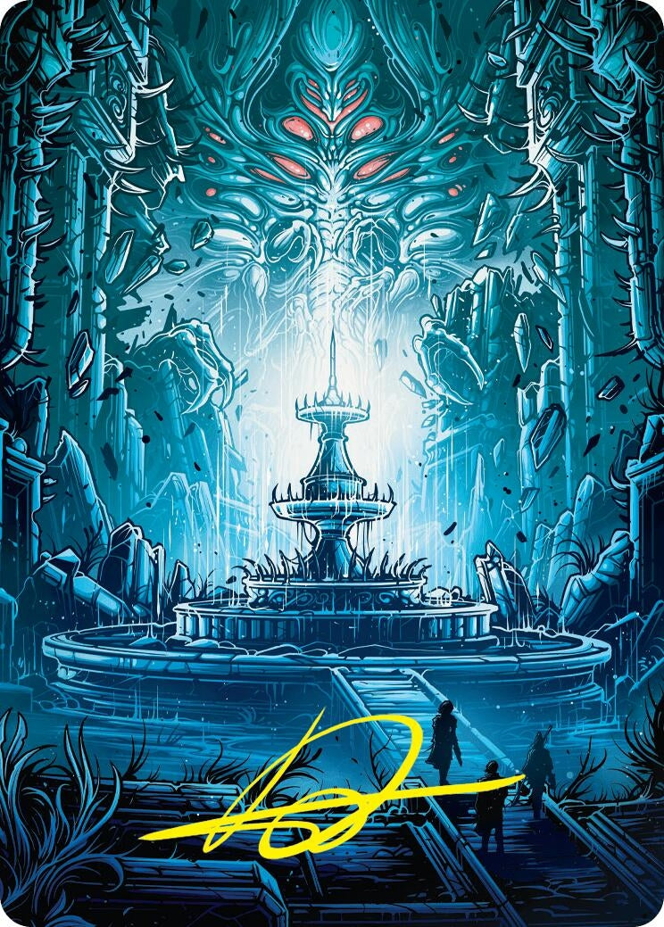 Image for Island Art Card (Gold-Stamped Signature) (28) - Magic: The Gathering