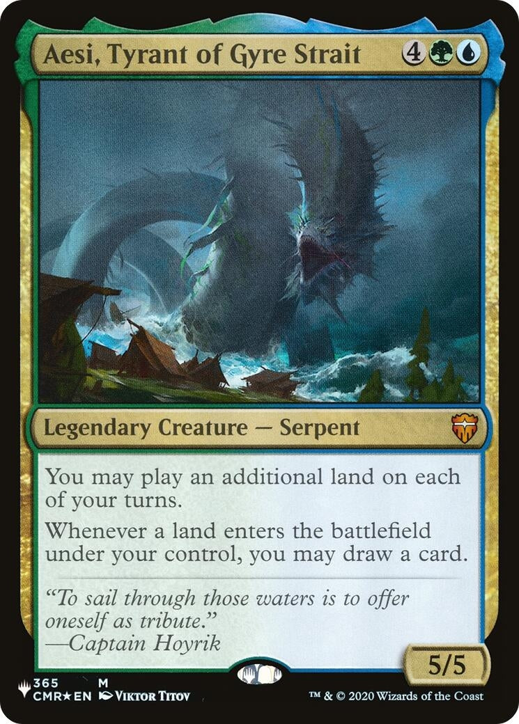 Aesi, Tyrant of Gyre Strait (365/361) (LIST)