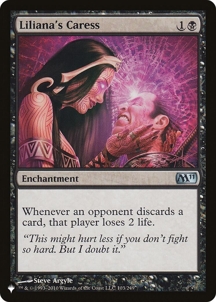 Liliana's Caress (103/249) (LIST)