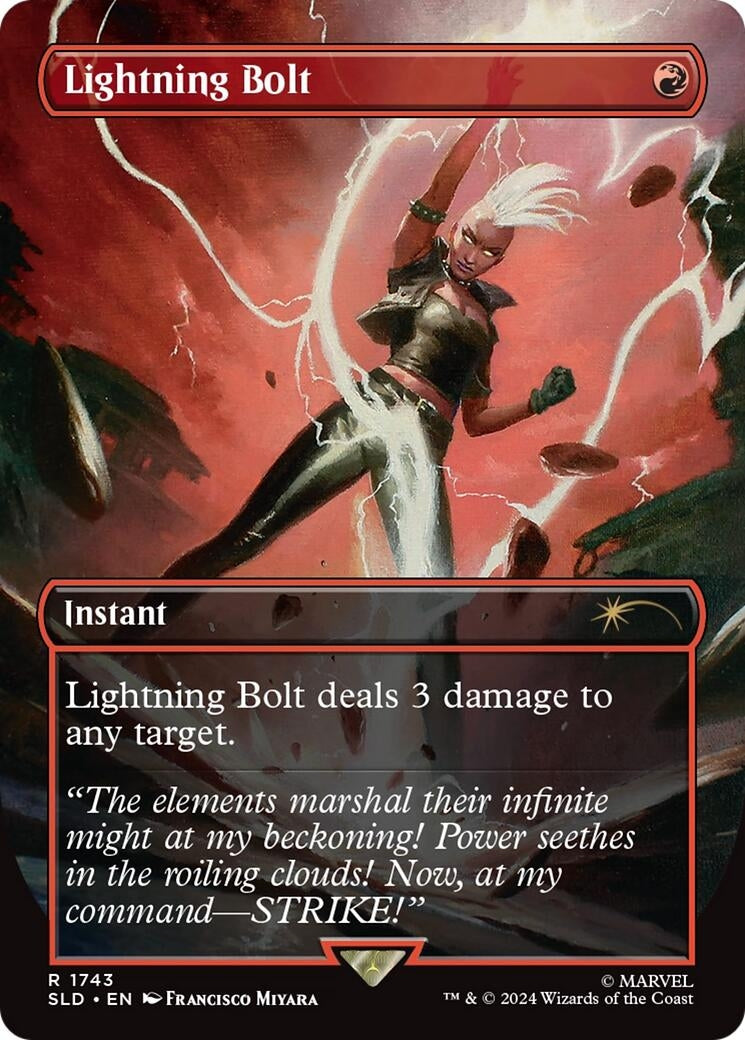 Lightning Bolt (1743) (Rainbow Foil) (1743) (SLD)