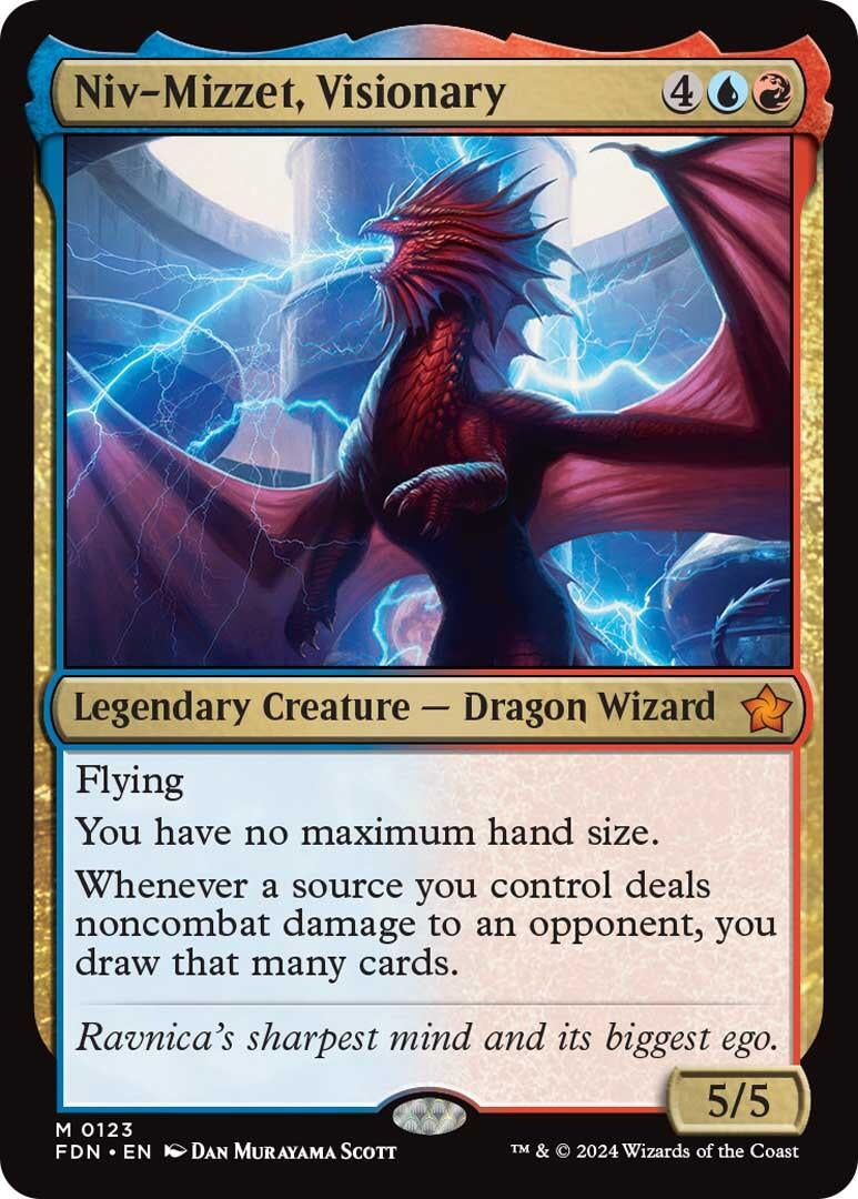 Niv-Mizzet, Visionary (123) (FDN)