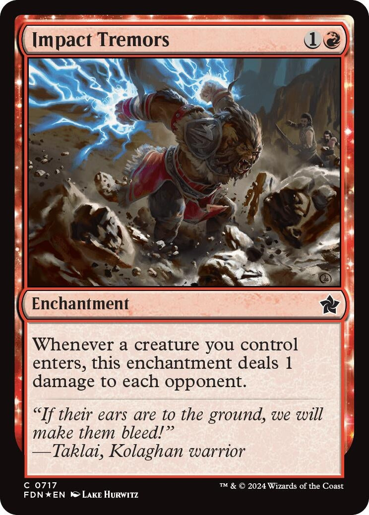 Impact Tremors (717) (FDN)
