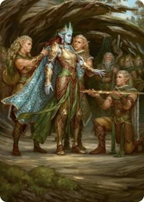 Image for Lathril, Blade of the Elves Art Card (48/54) (48) - Magic: The Gathering