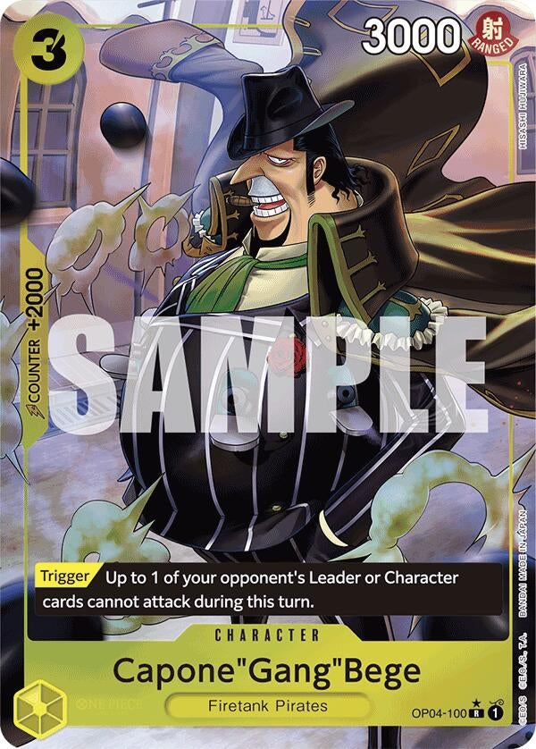 Capone"Gang"Bege (OP04-100) (Full Art) (OP04-100) (PRB-01)